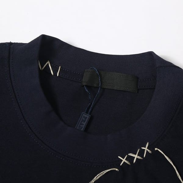 定番プラダ ロゴ コットン Tシャツ 半袖 スーパーコピー puq57944